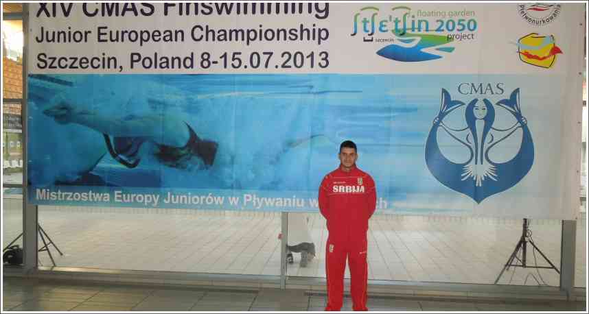 XIV CMAS Finswimming Junior European Championship 8-15.07.2013 Szczecin, Poljska 