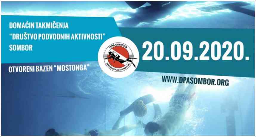 Podvodne prepreke CMAS - Sombor, 20.09.2020