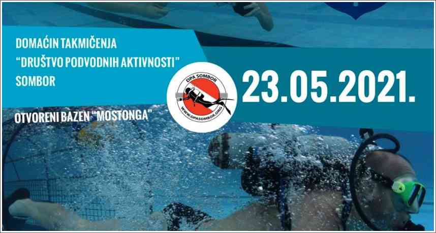 Poziv na takmičenja - Podvodne veštine - Sombor, 23.05.2021