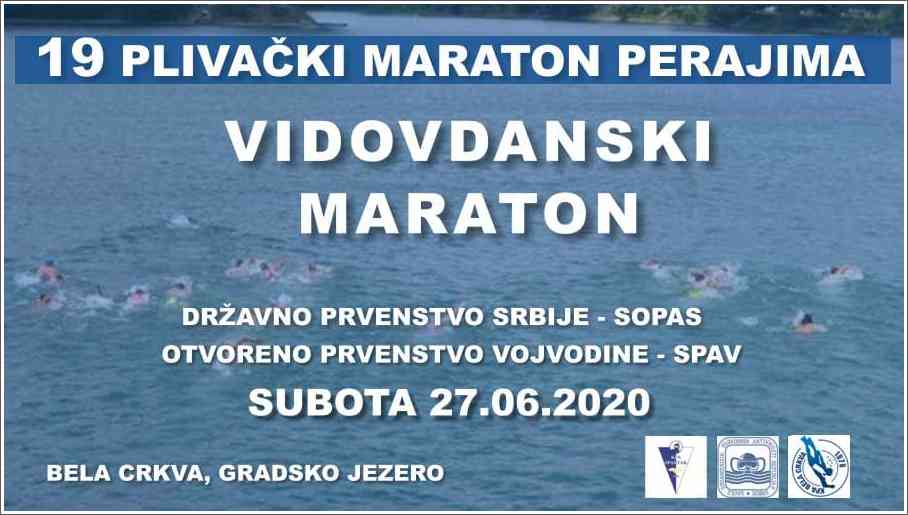 19-ti plivački Vidovdanski maraton perajima - 27.06.2020
