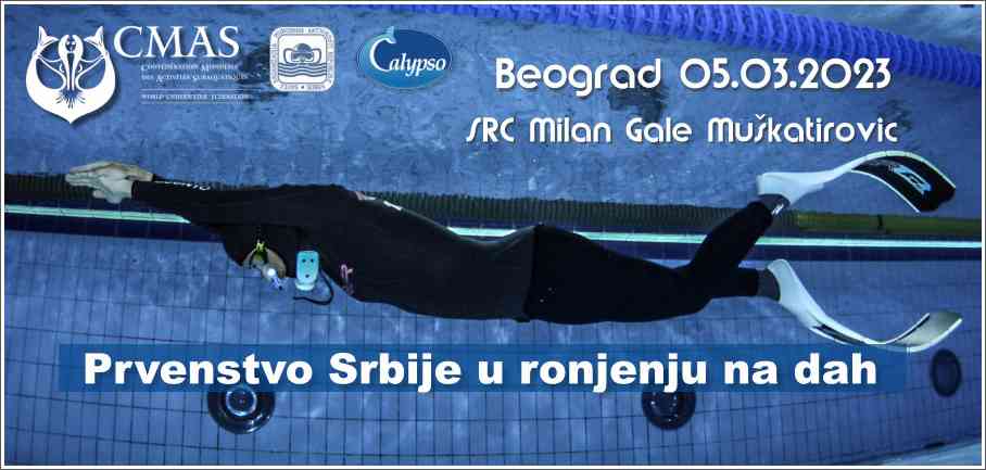 Prvenstvo Srbije u ronjenju na dah - Beograd, 05.03.2023 