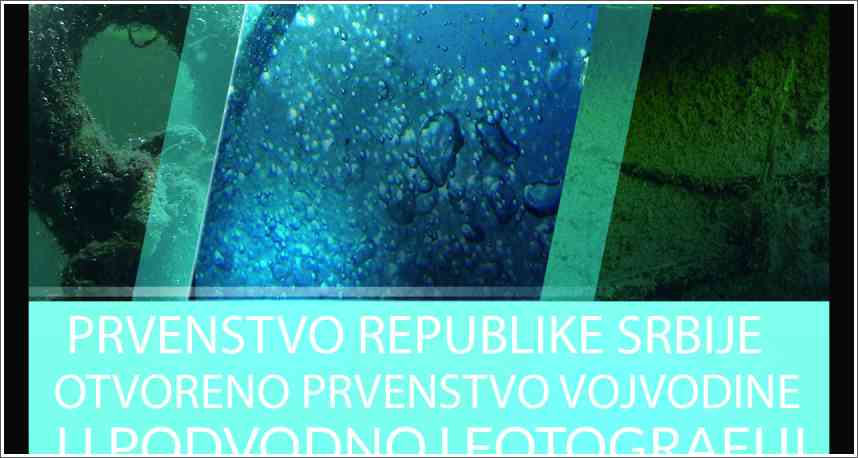 Poziv na takmičenje u podvodnoj fotografiji "Bela Crkva 2019" Poziv na takmičenje u podvodnoj fotografiji "Bela Crkva 2019"