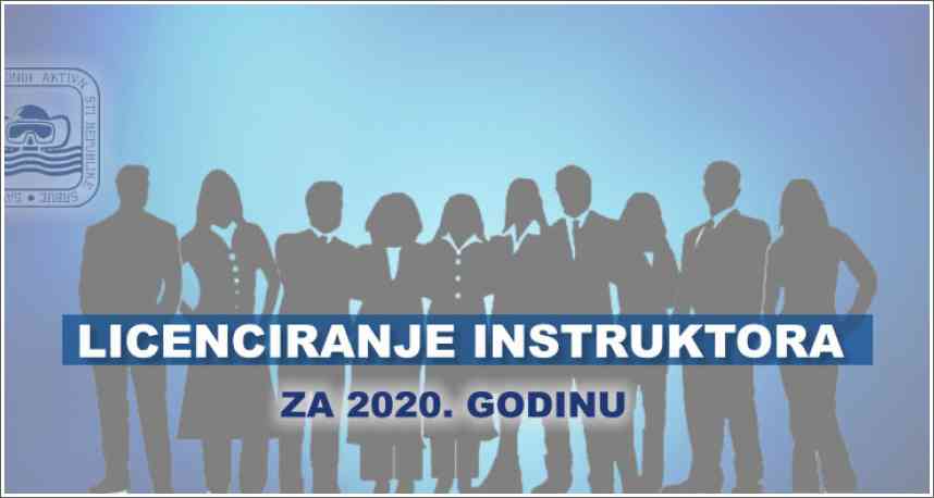 Licenciranje instruktora za 2020. godinu Licenciranje instruktora za 2020. godinu