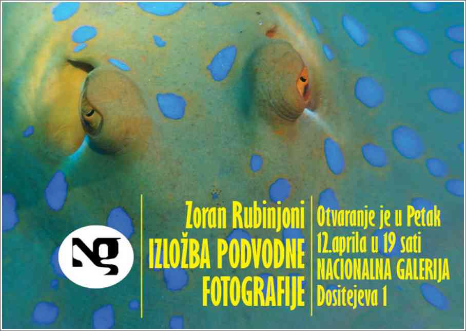 Poziv na izložbu podvodnih fotografija - Zoran Rubinjoni