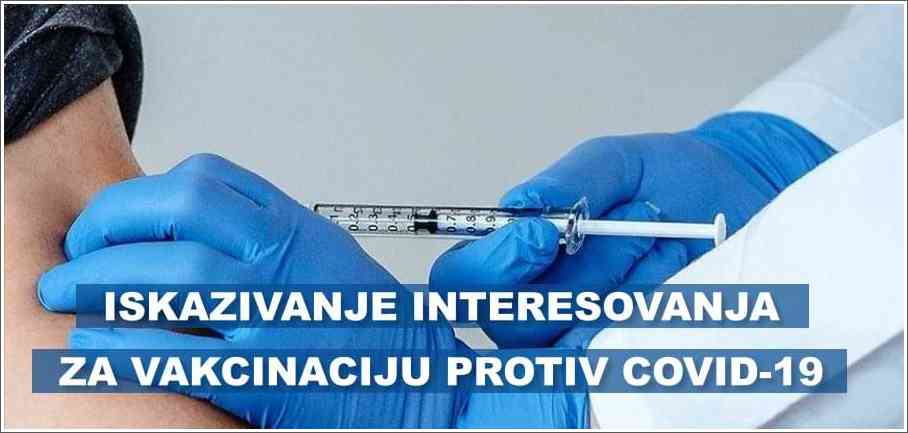Iskazivanje interesovanja sportista i sportskih stručnjaka za vakcinaciju protiv COVID-19